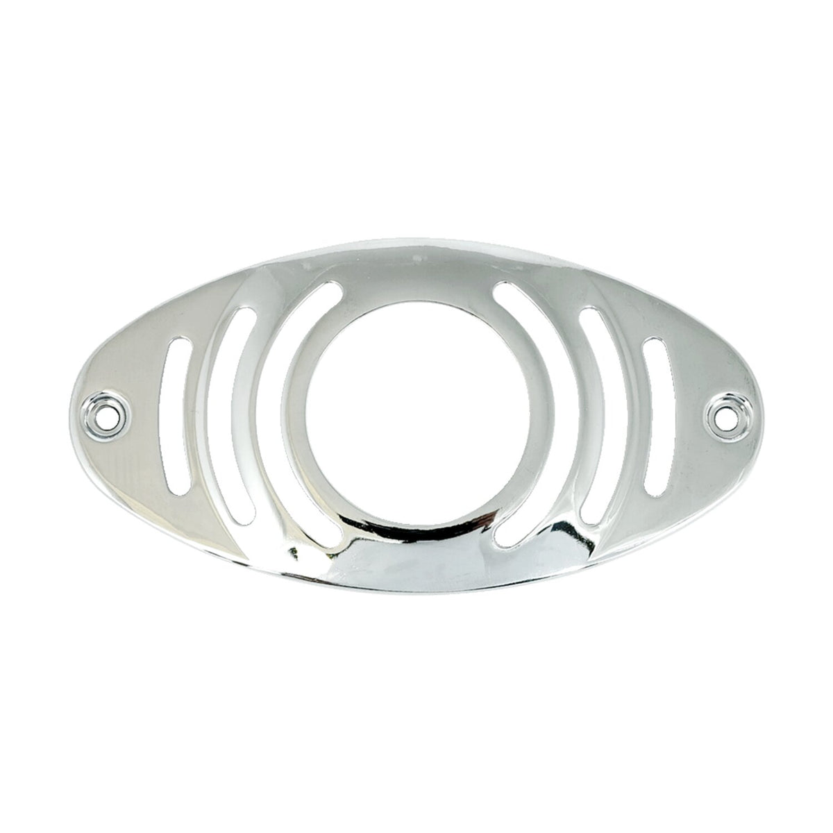 MCS Cateye taillight grill - Circle chrome