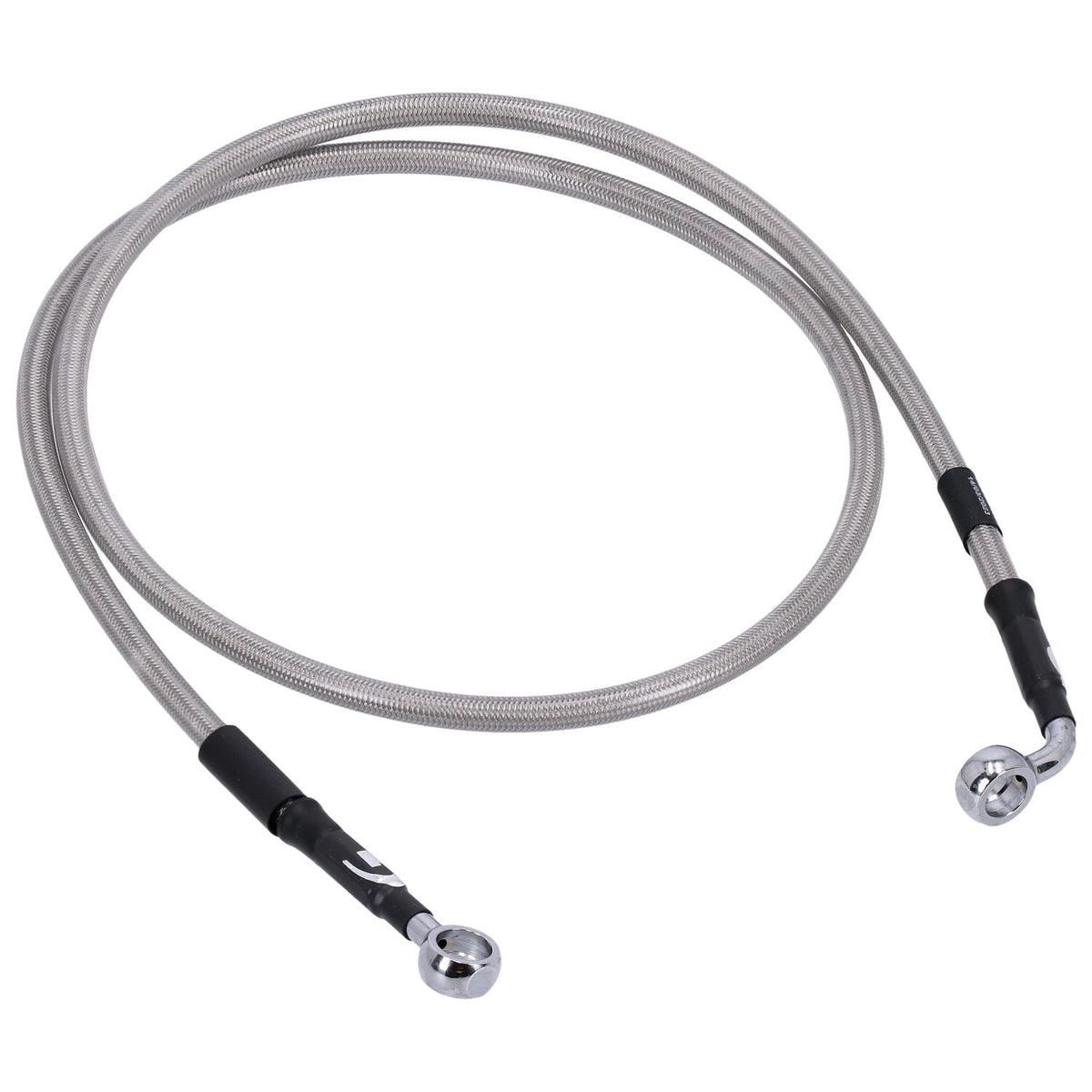 MCS by Goodridge brake line front stainless clear coated