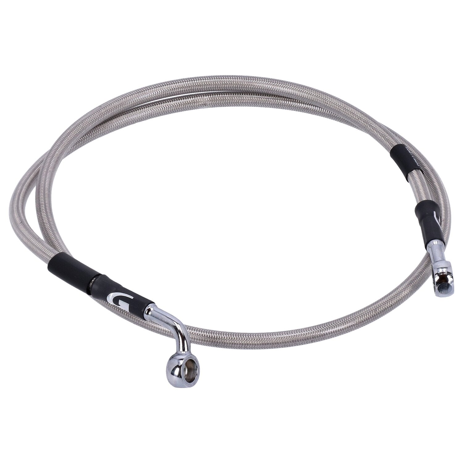 MCS by Goodridge brake line front stainless clear coated