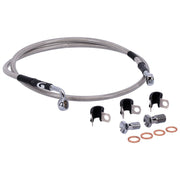 MCS by Goodridge brake line front stainless clear coated
