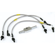 MCS by Goodridge brake line rear stainless clear coated