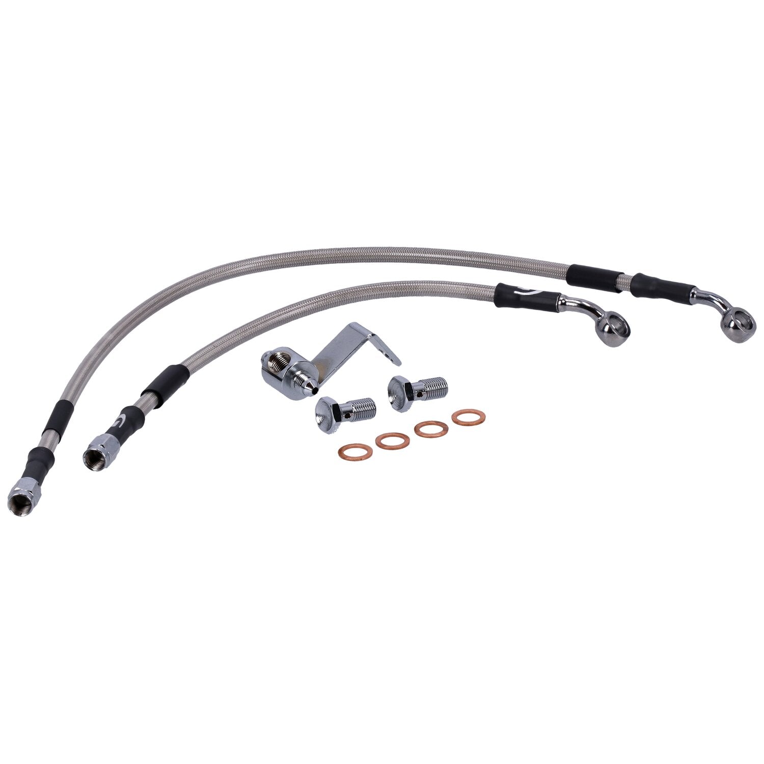 MCS by Goodridge brake line rear stainless clear coated