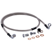 MCS by Goodridge brake line front stainless clear coated