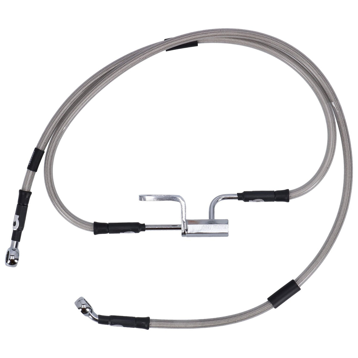 MCS by Goodridge brake line rear stainless clear coated