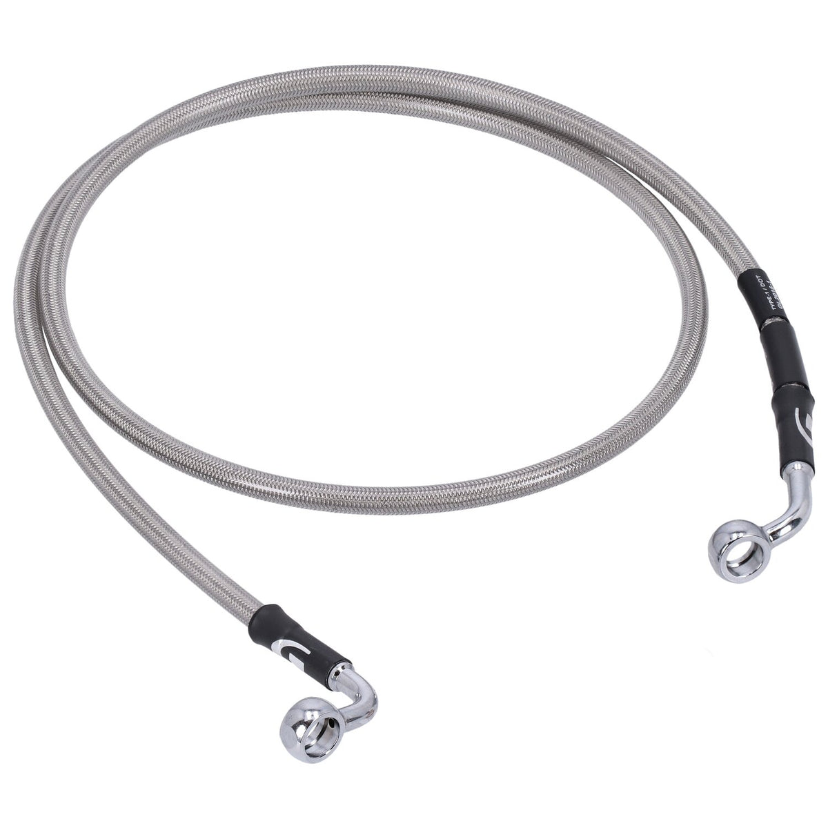 MCS by Goodridge brake line front stainless clear coated