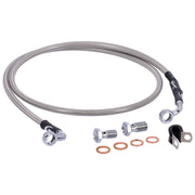 MCS by Goodridge brake line front stainless clear coated