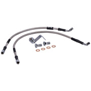 MCS by Goodridge brake line rear stainless clear coated