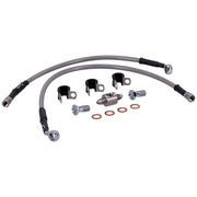 MCS by Goodridge brake line rear stainless clear coated