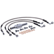 MCS by Goodridge brake line front stainless clear coated