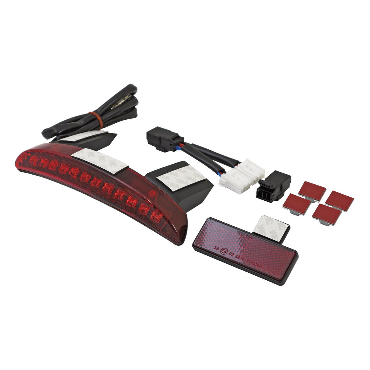 MCS Chopped fender edge LED taillight - Smoke lens