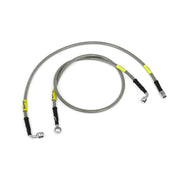 MCS by Goodridge brake line front stainless clear coated