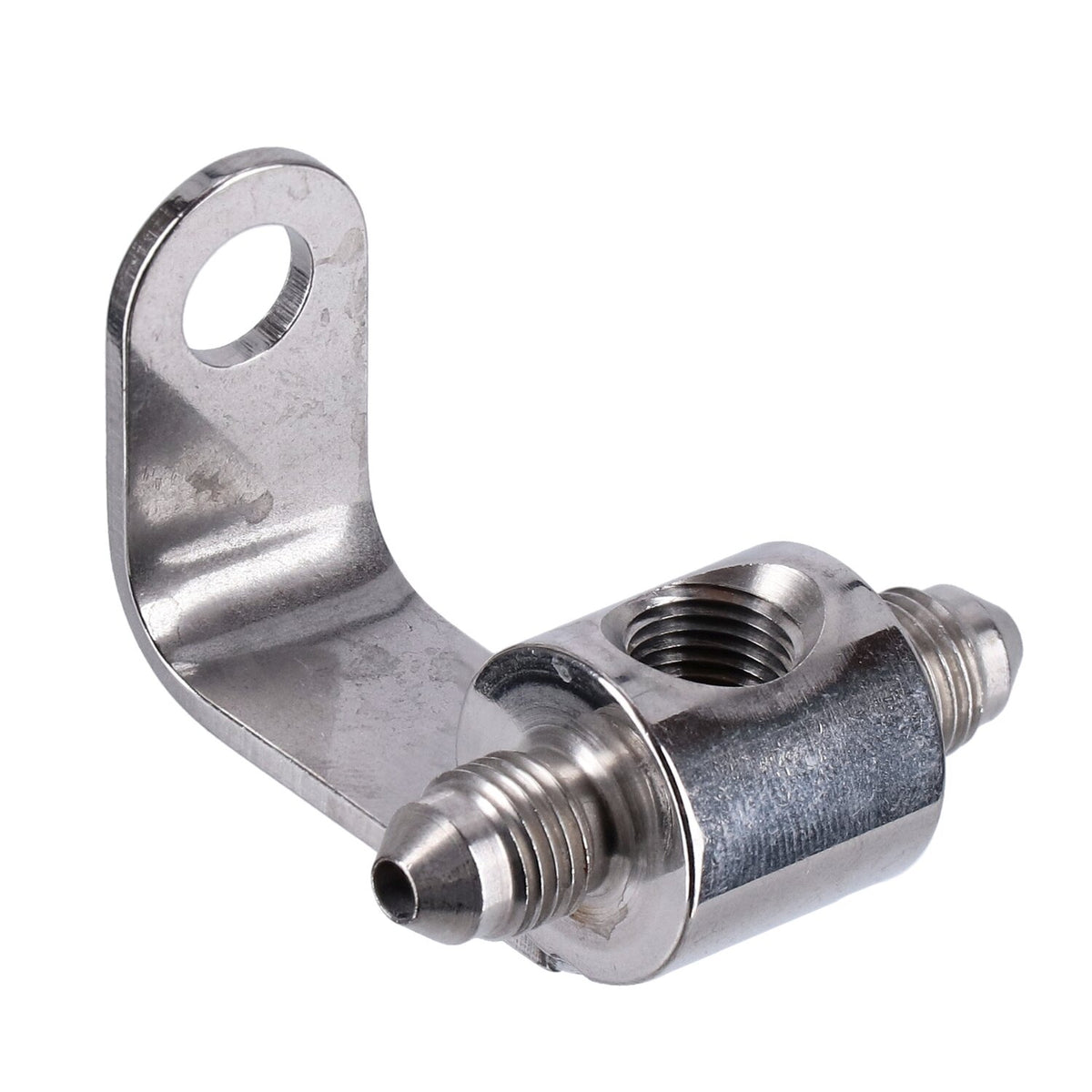 Goodridge brake switch fitting - Polished stainless steel