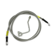 Goodridge MCS by Goodridge brake line front stainless clear coated