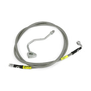 Goodridge MCS by Goodridge brake line front stainless clear coated