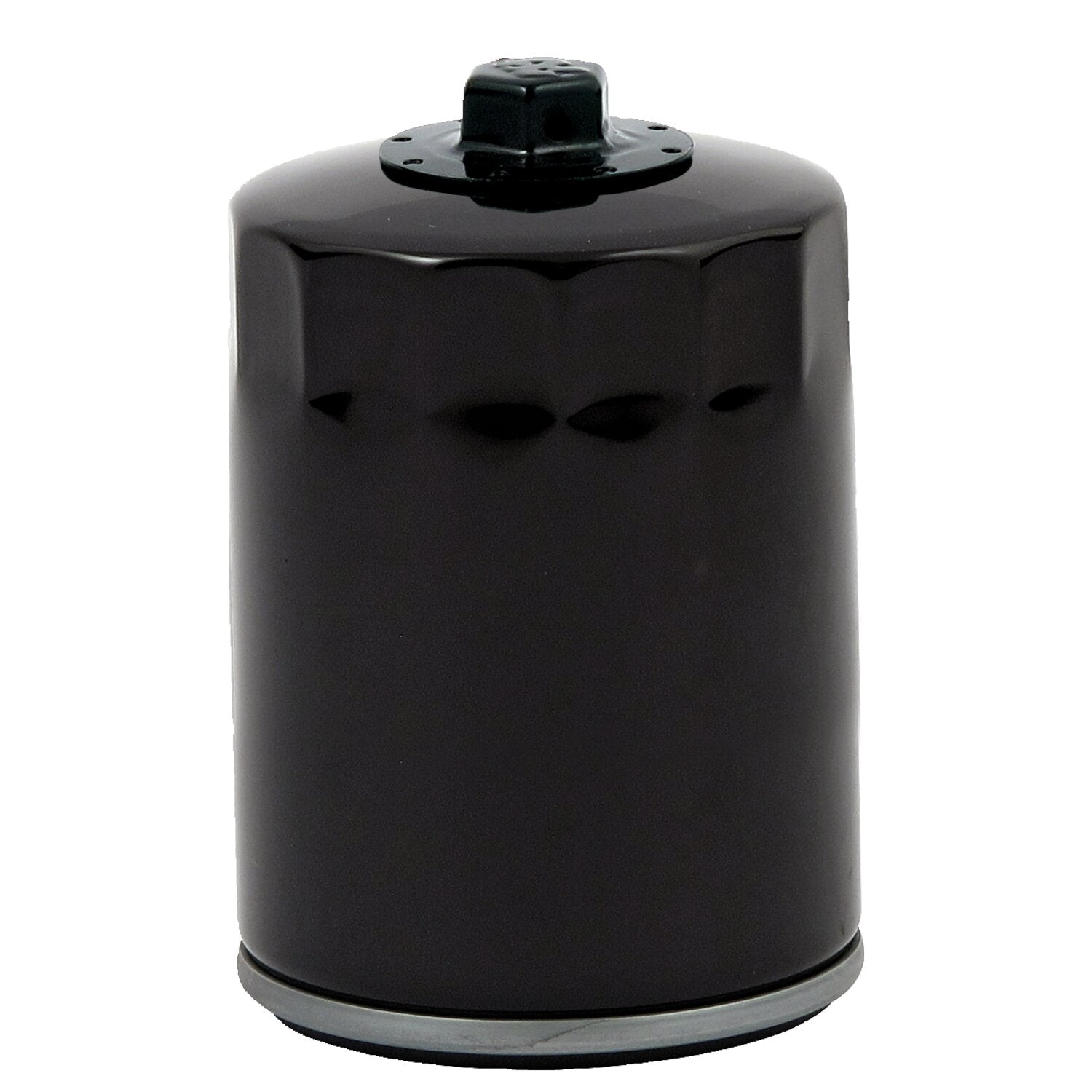 MCS spin-on oil filter with top nut for M8 - Black