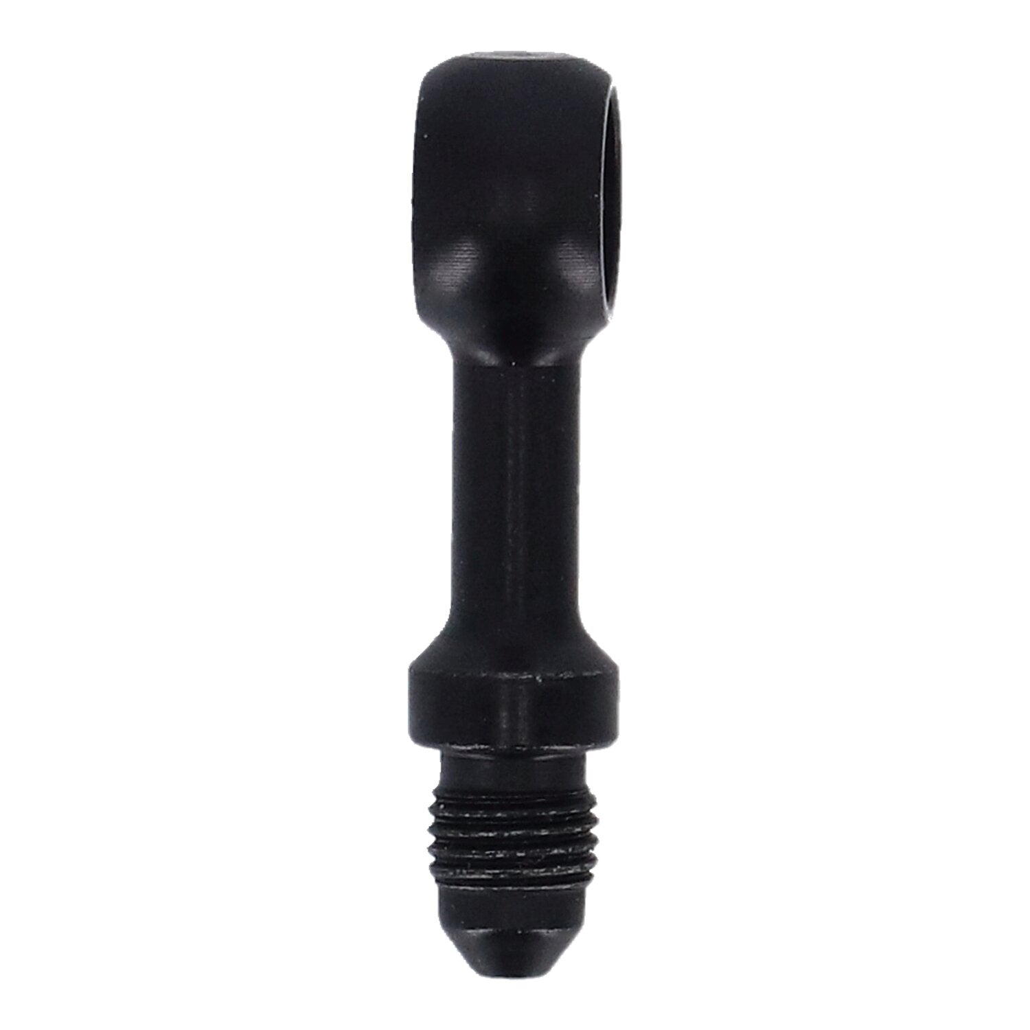 Goodridge Banjo fitting black 7/16" straight 11mm