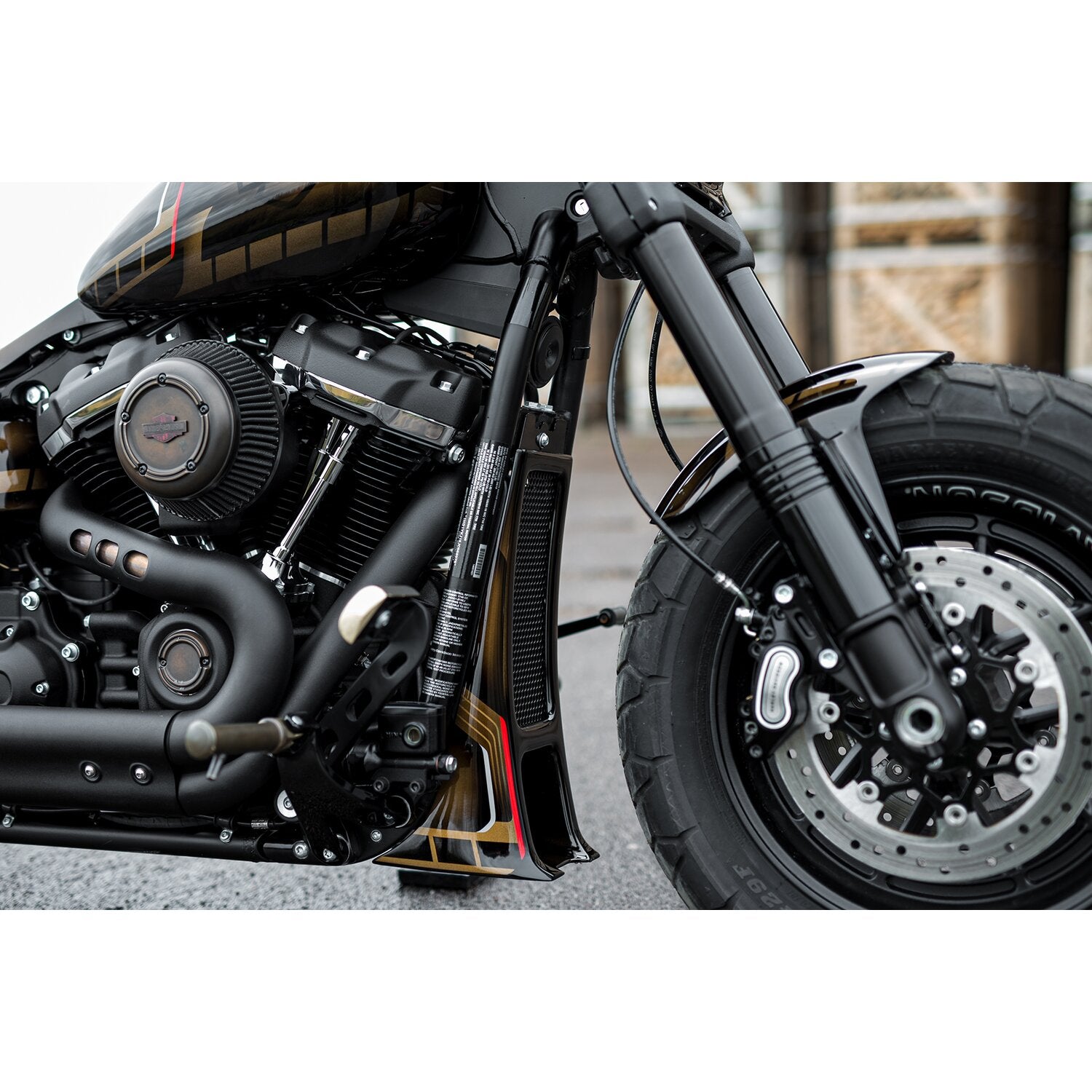 Killer Custom 'Aggressor' front fender - Black