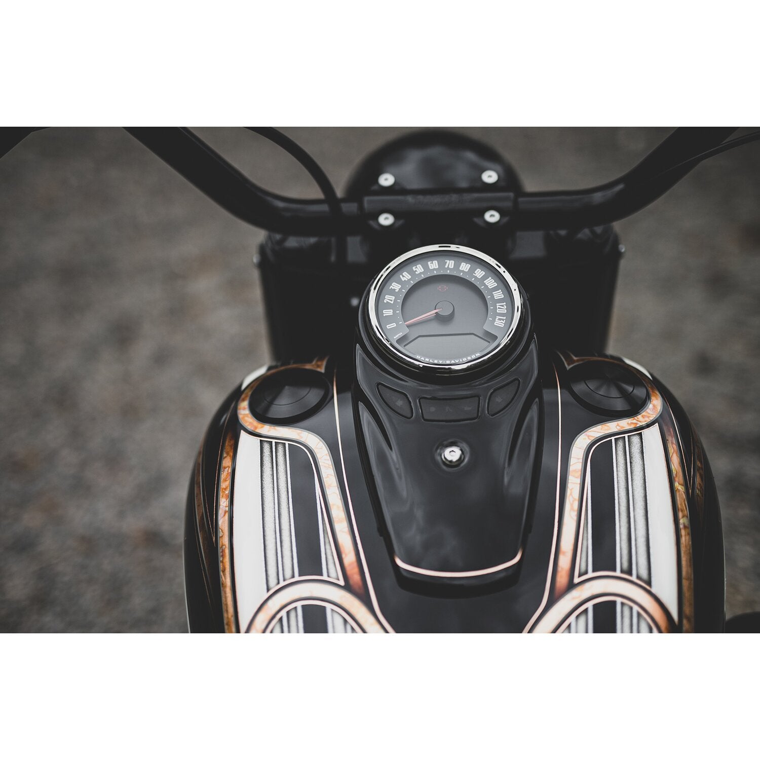 Killer Custom flush-mount fuel cap kit - Black