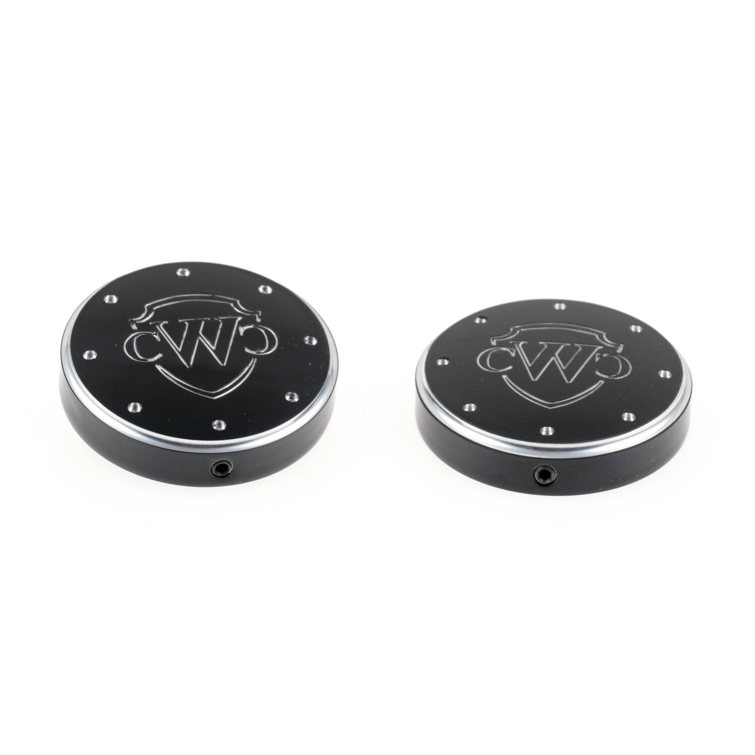 Cult-Werk 2-piece fork tube cap bolt cover kit Logo