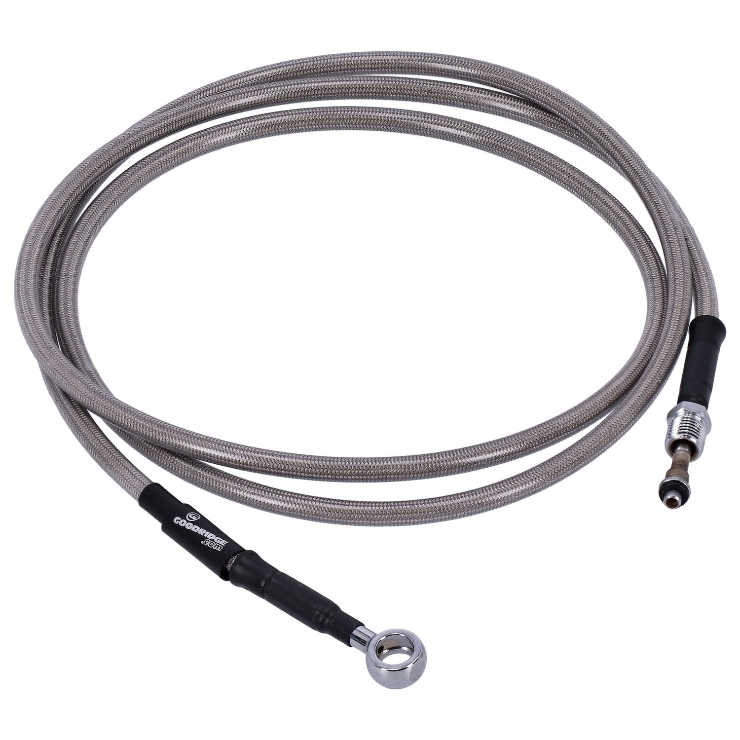 Goodridge hydraulic clutch line kit 67" clear coated