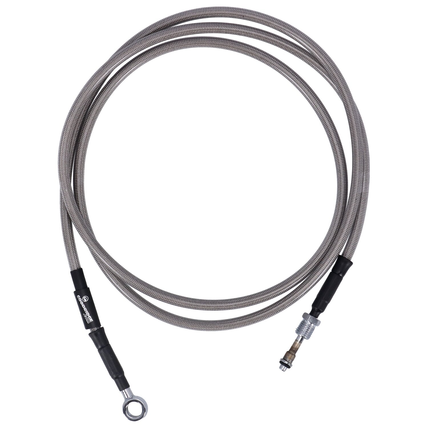 Goodridge hydraulic clutch line kit 67" clear coated