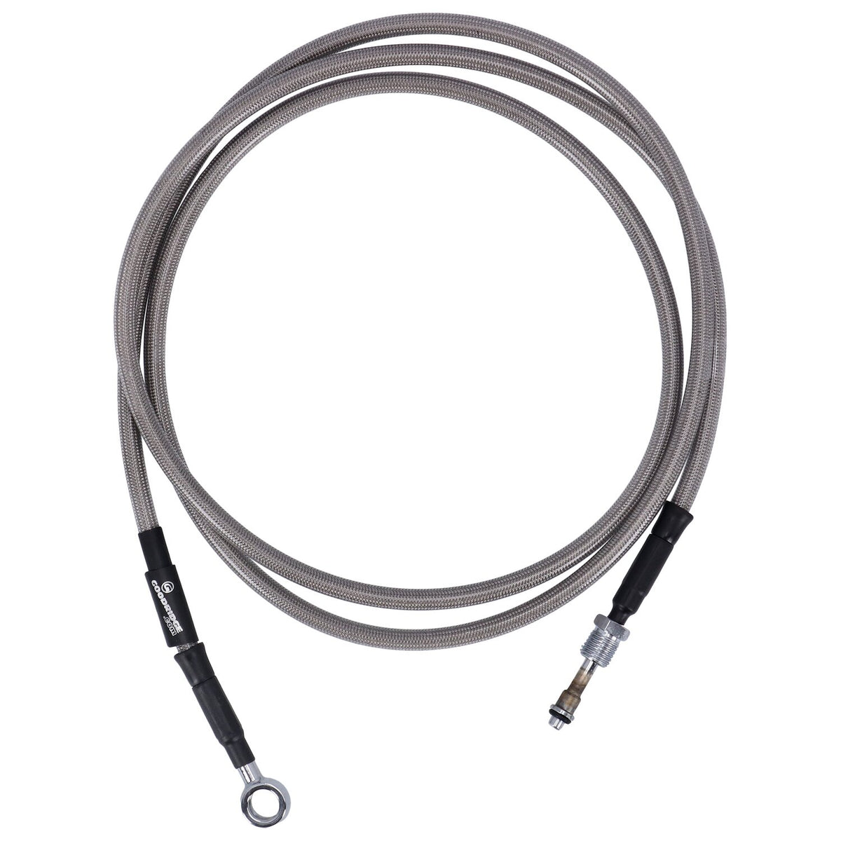 Goodridge hydraulic clutch line kit 67" clear coated