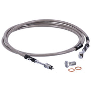 Goodridge hydraulic clutch line kit 68" clear coated