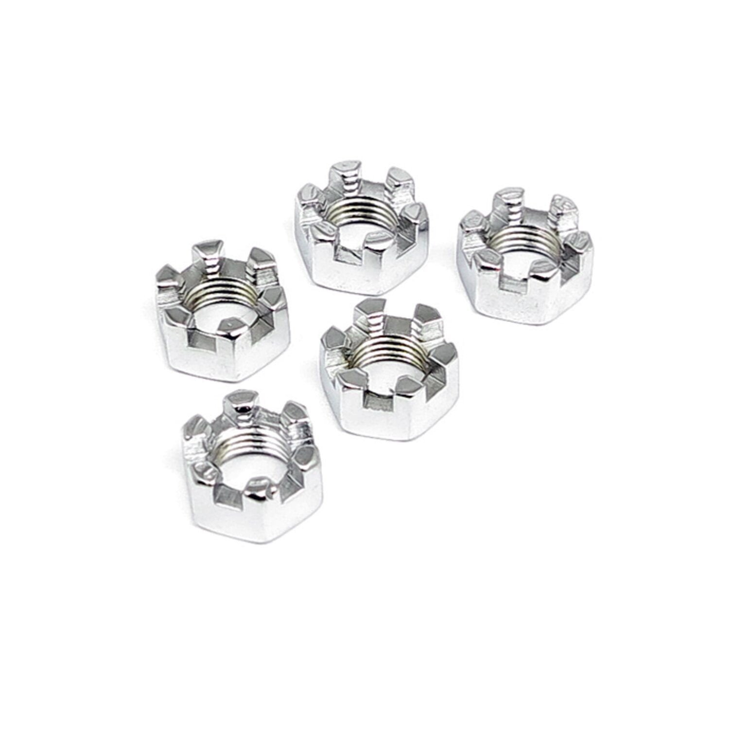 Gardner-Westcott Chrome castle nut 3/8-24