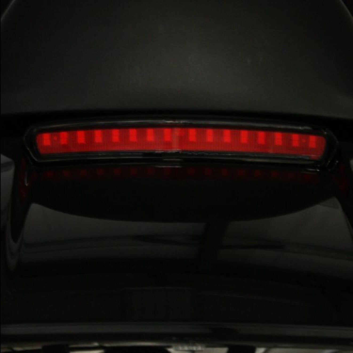 Custom Dynamics Tour-Pak® lid light - Black red lens