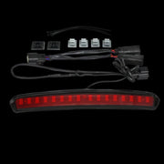 Custom Dynamics Tour-Pak® lid light - Black red lens