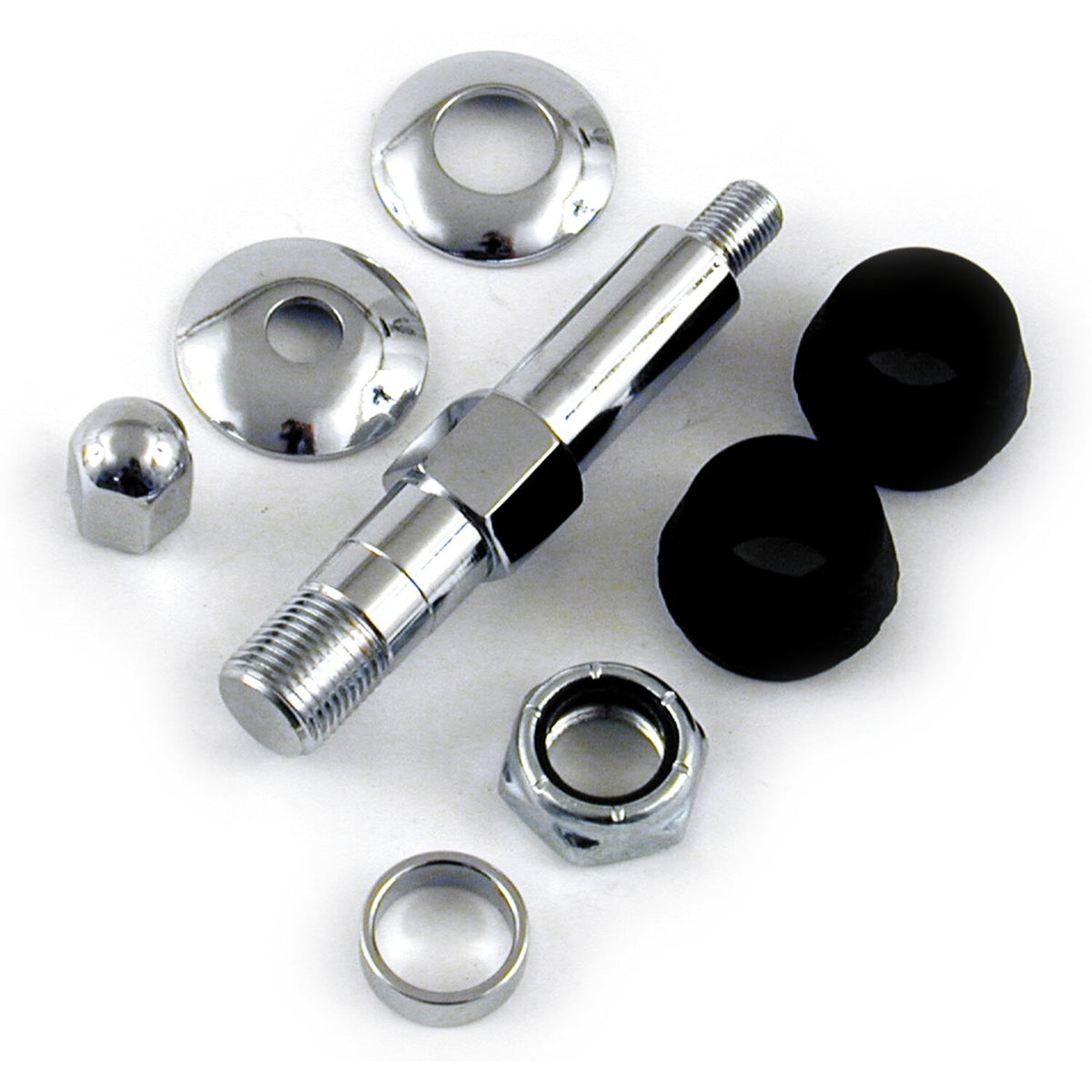 MCS Lower shock stud kit chrome