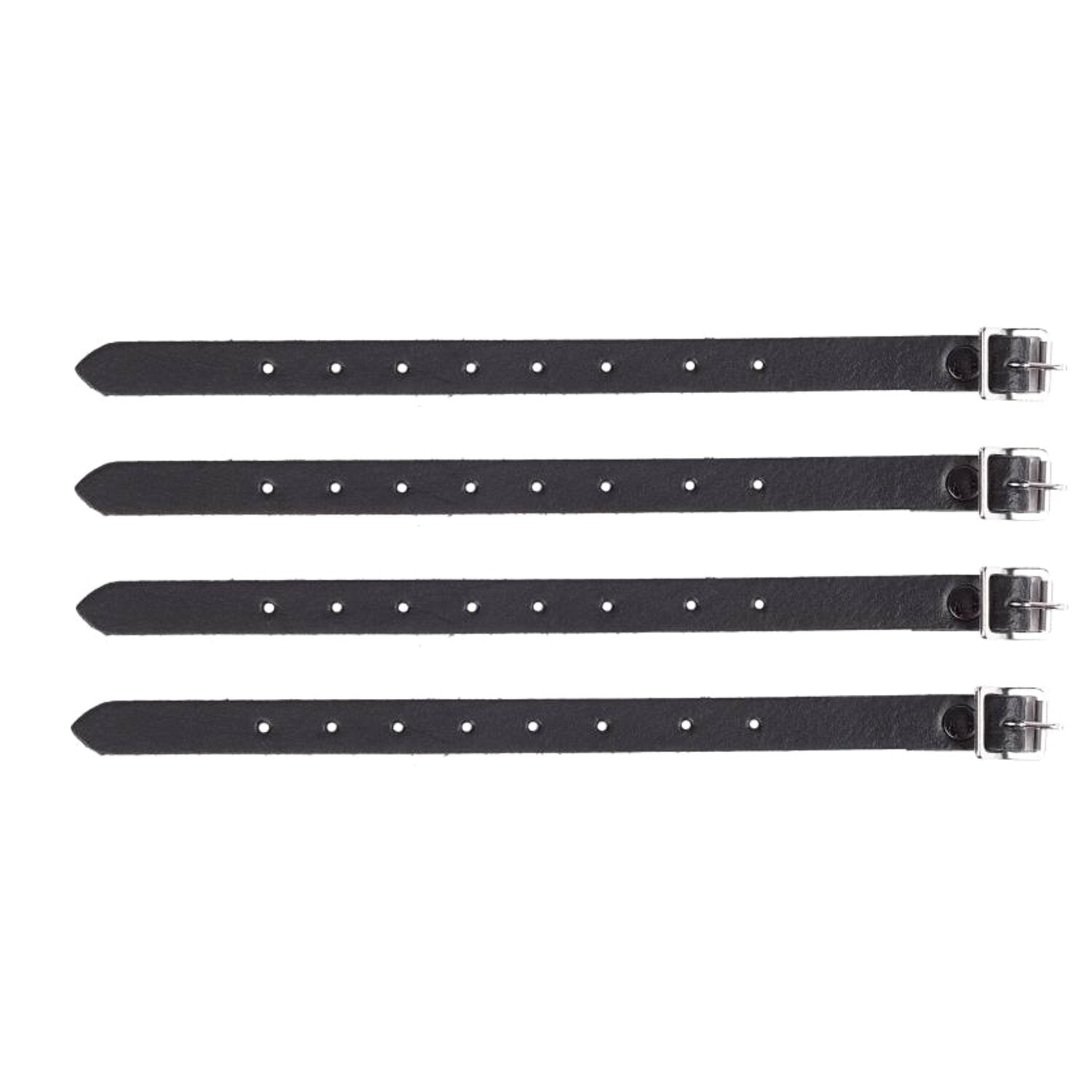 MCS full leather swingarm bag left 6.5 liter - Black
