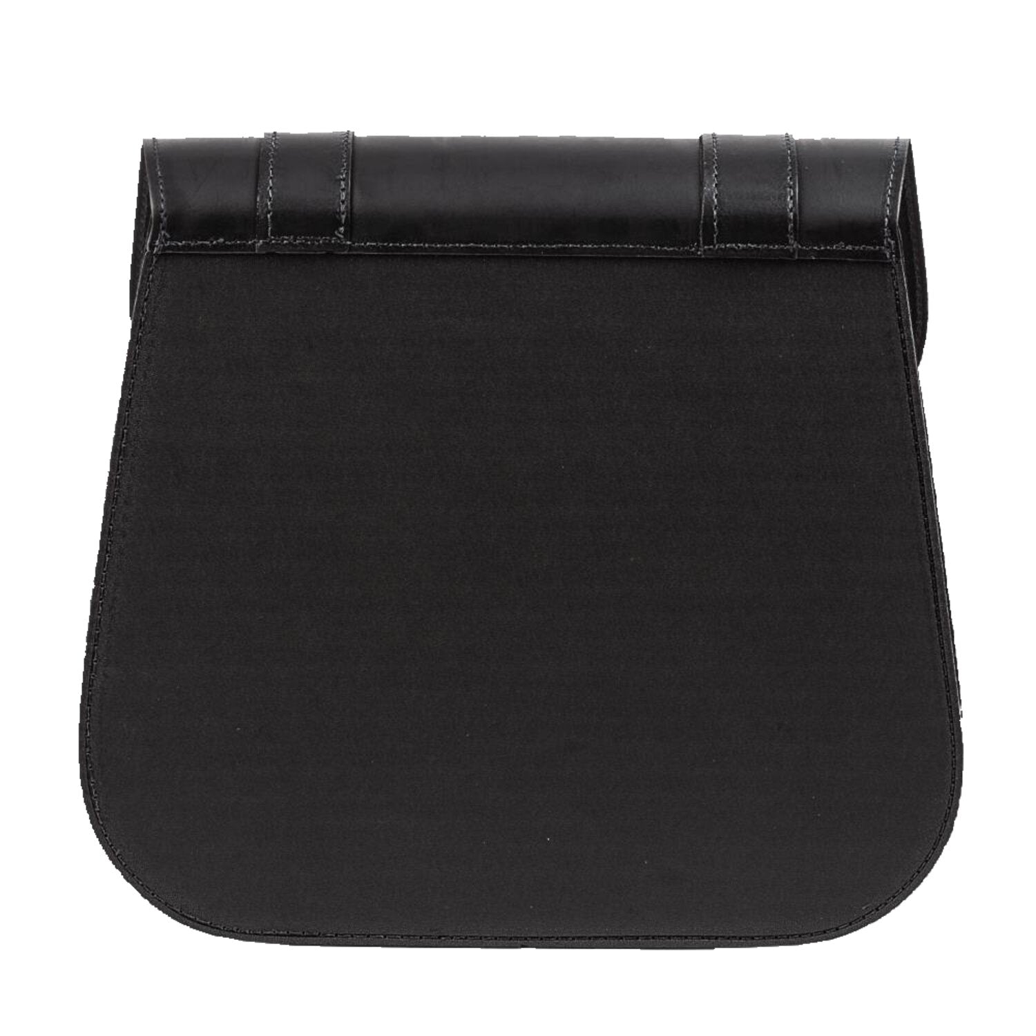 MCS leather single saddlebag 18 liter - Black