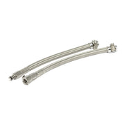 Goodridge QD fuel crossover line clear braided stainless