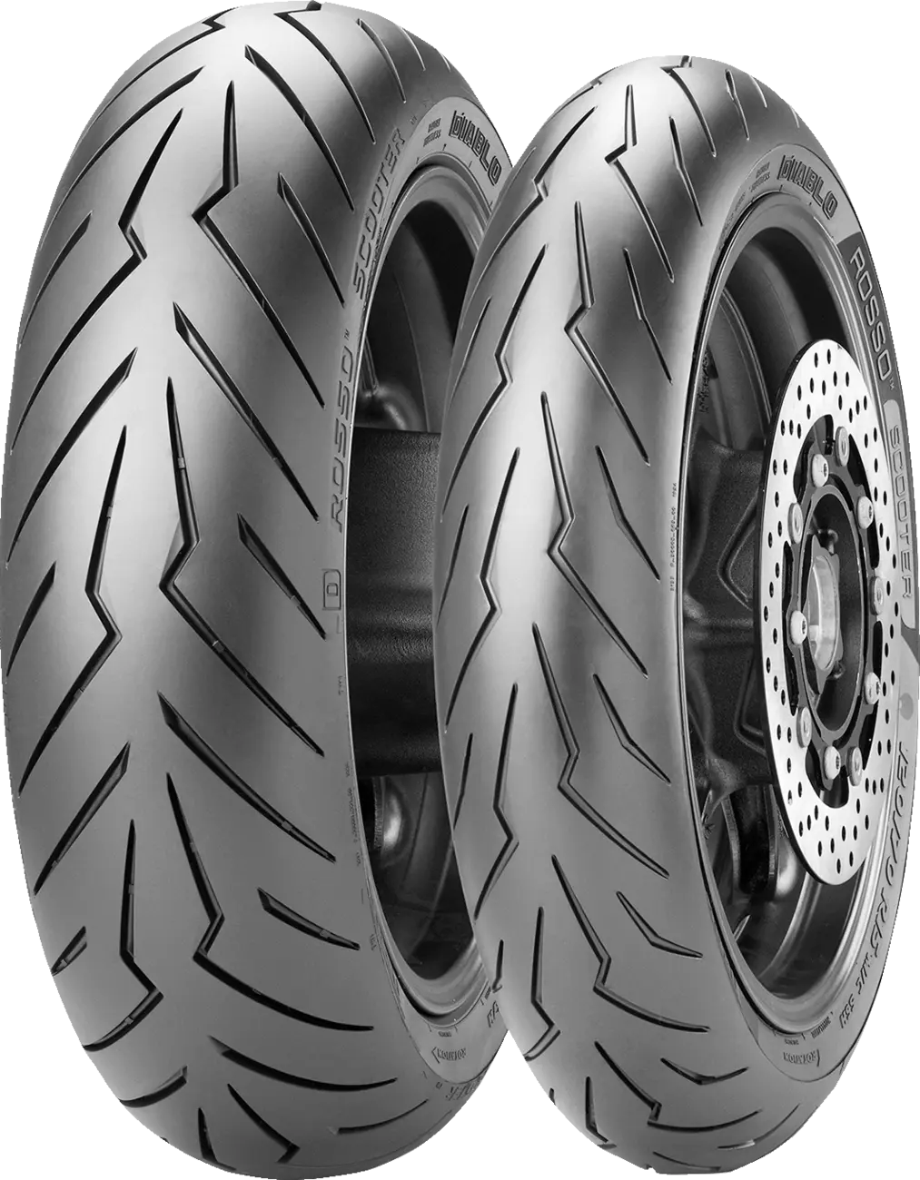 Pirelli Diablo Rosso Scooter Tire For Rear Wheel