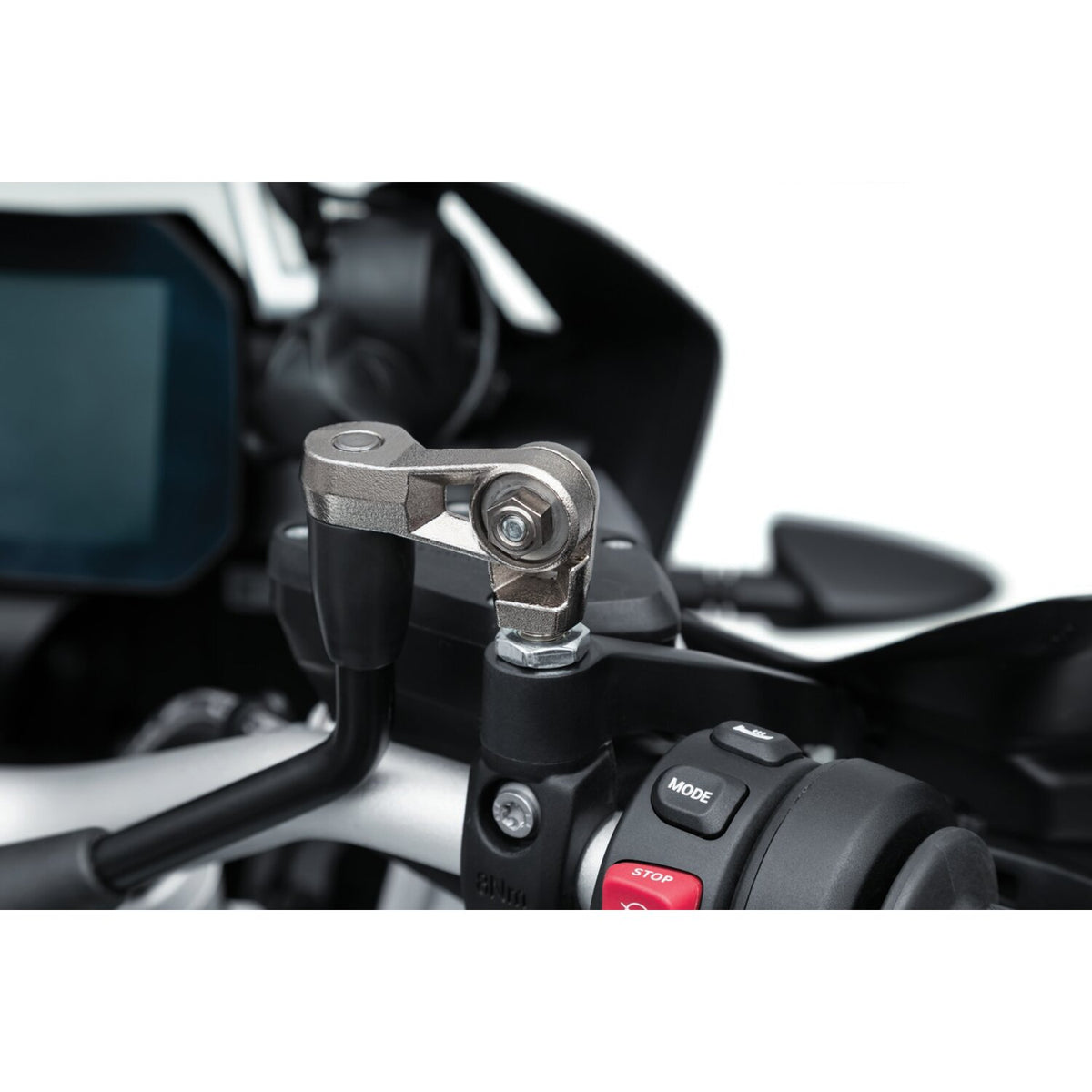 Kuryakyn Lodestar folding mirror extensions - aluminum