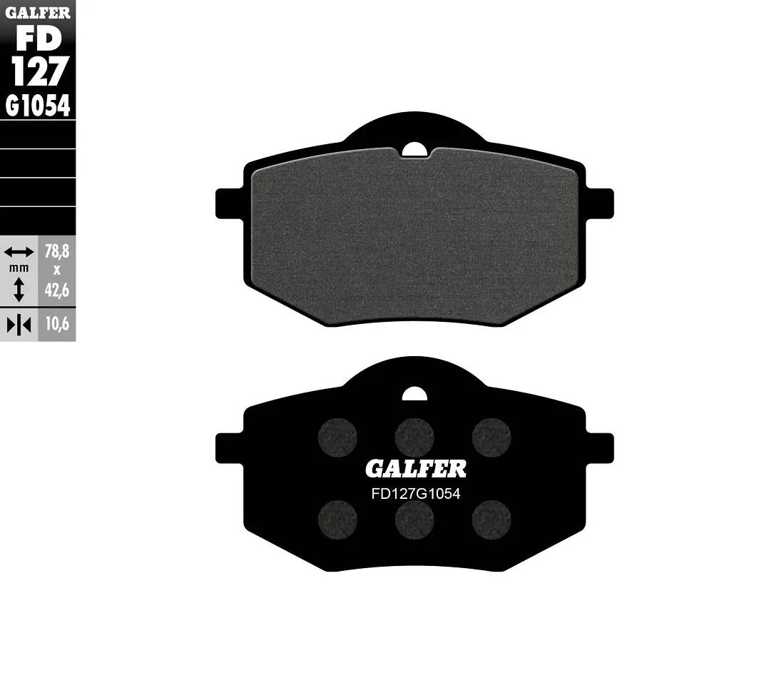 Galfer Semi-Metallic Bremsbeläge für OEM-Ersatz - Vorne