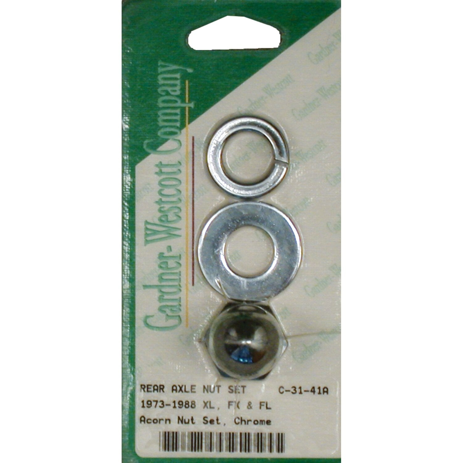 Gardner-Westcott Rear acorn axle nut set rear wheel