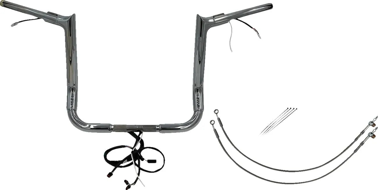 Fat Baggers 1-1/2" Pre-wired Pointed Top Handlebar Kit