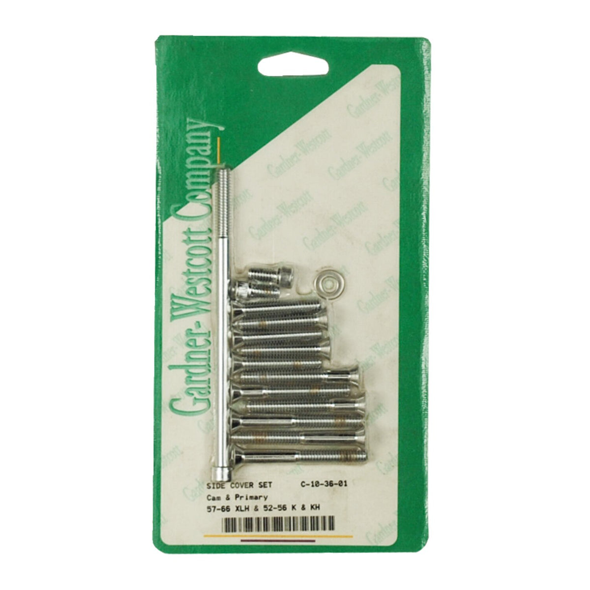Gardner-Westcott XL side cover mount kit chrome allen