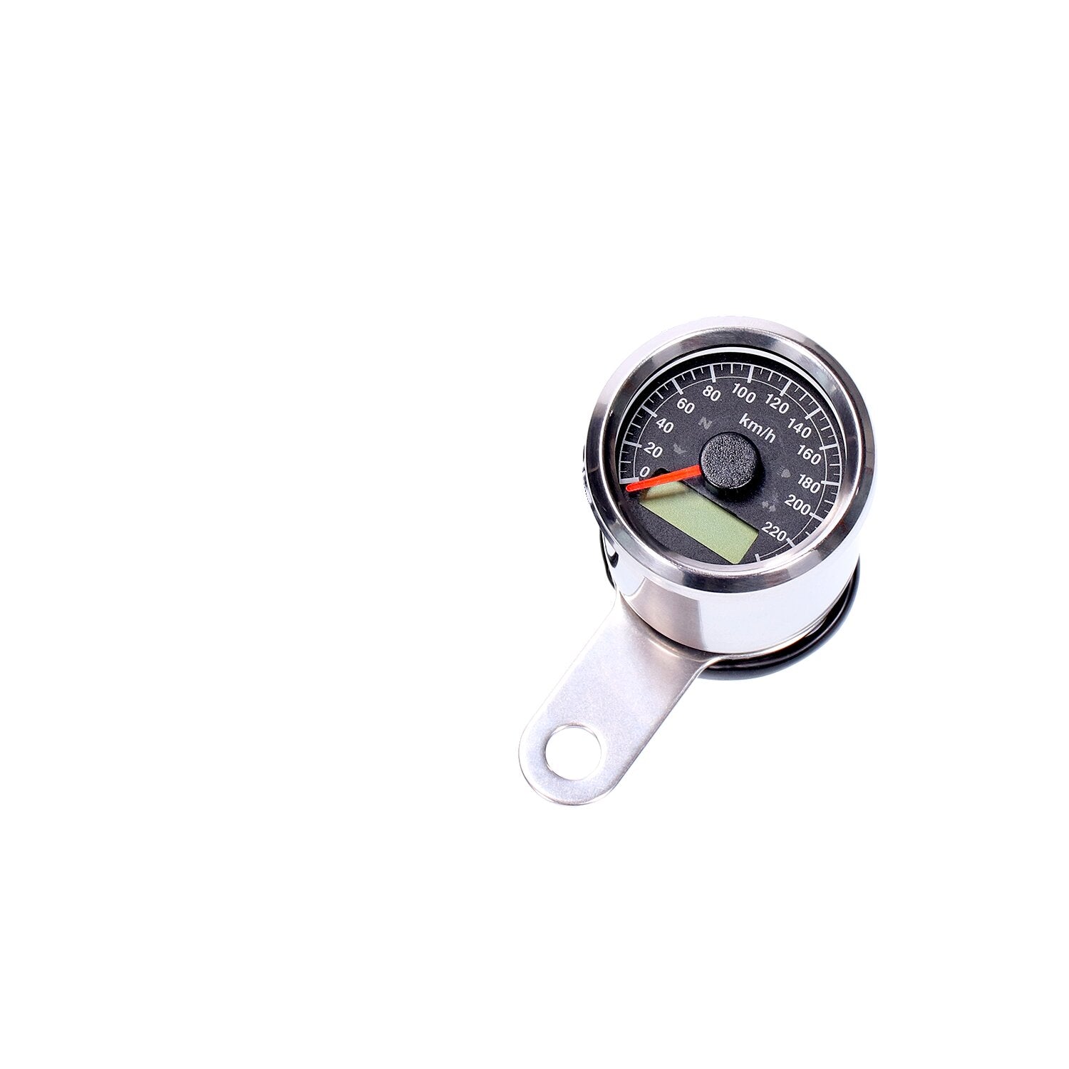 MCS Stoker electronic speedometer 48mm - Chrome black face