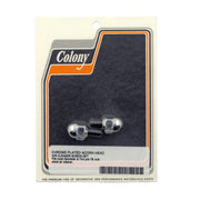 Colony 54-78 air cleaner screws - Chrome acorn