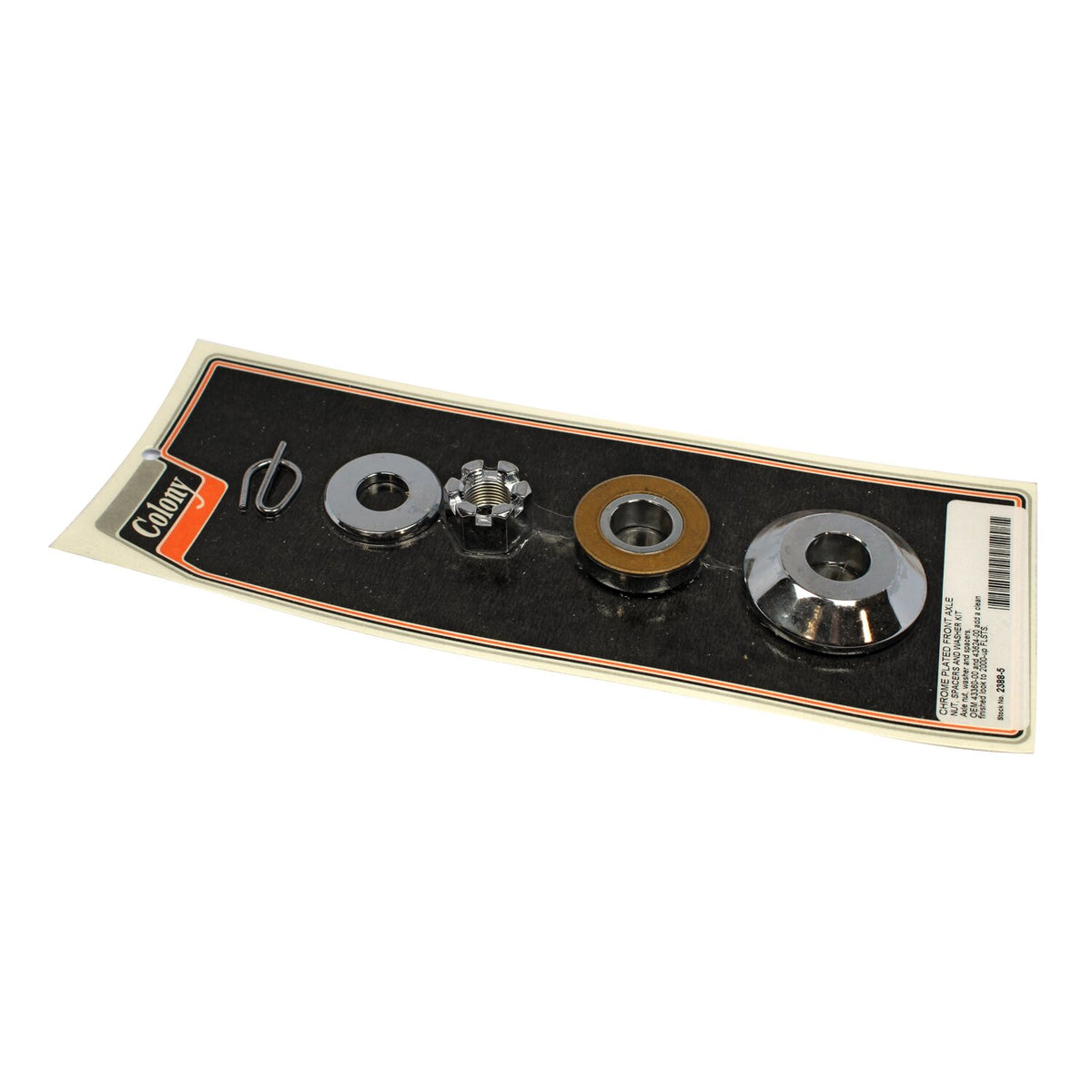 Colony axle spacer kit front smooth