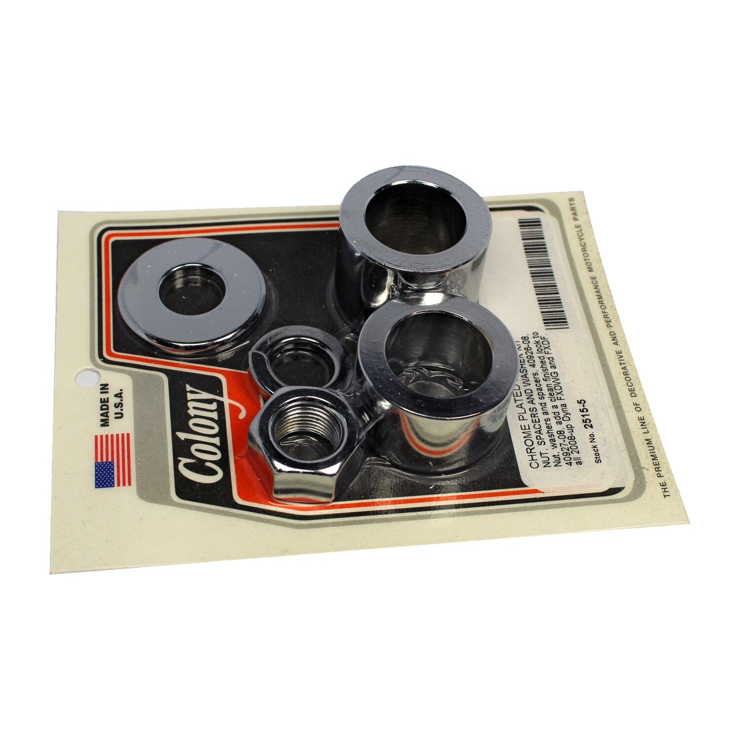 Colony axle spacer kit front smooth
