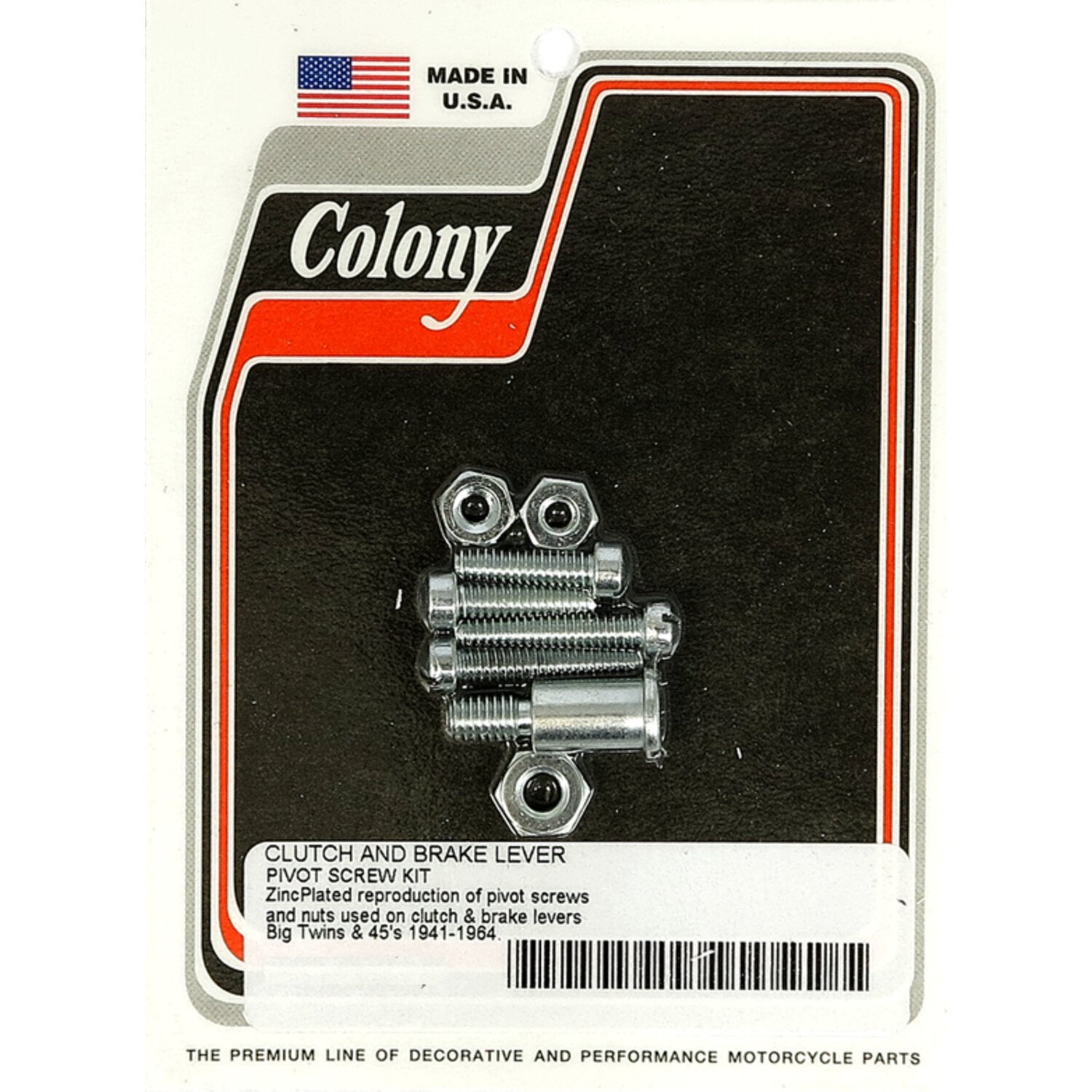 Colony 45" Flathead handlebar lever screw & pivot kit