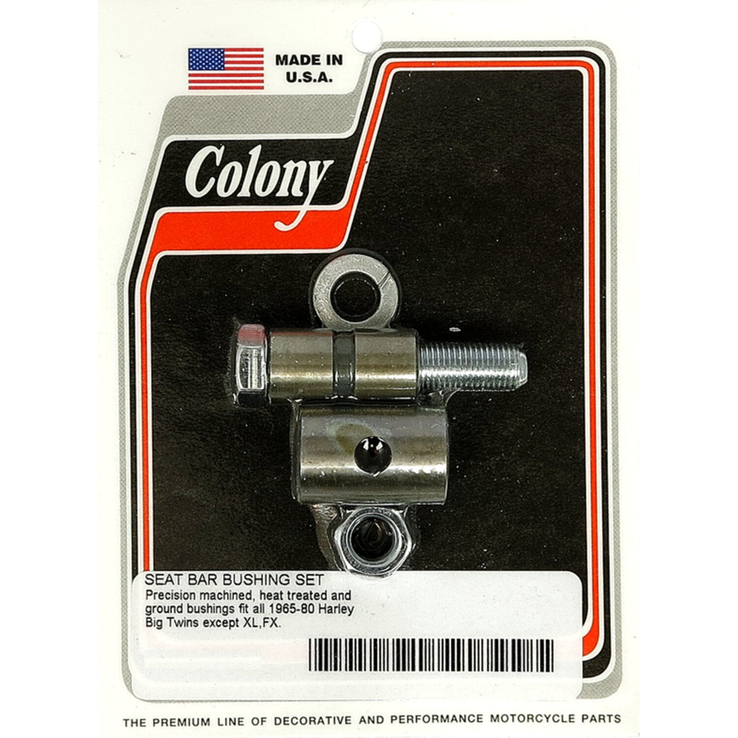 Colony T-bar bushing kit - Zinc