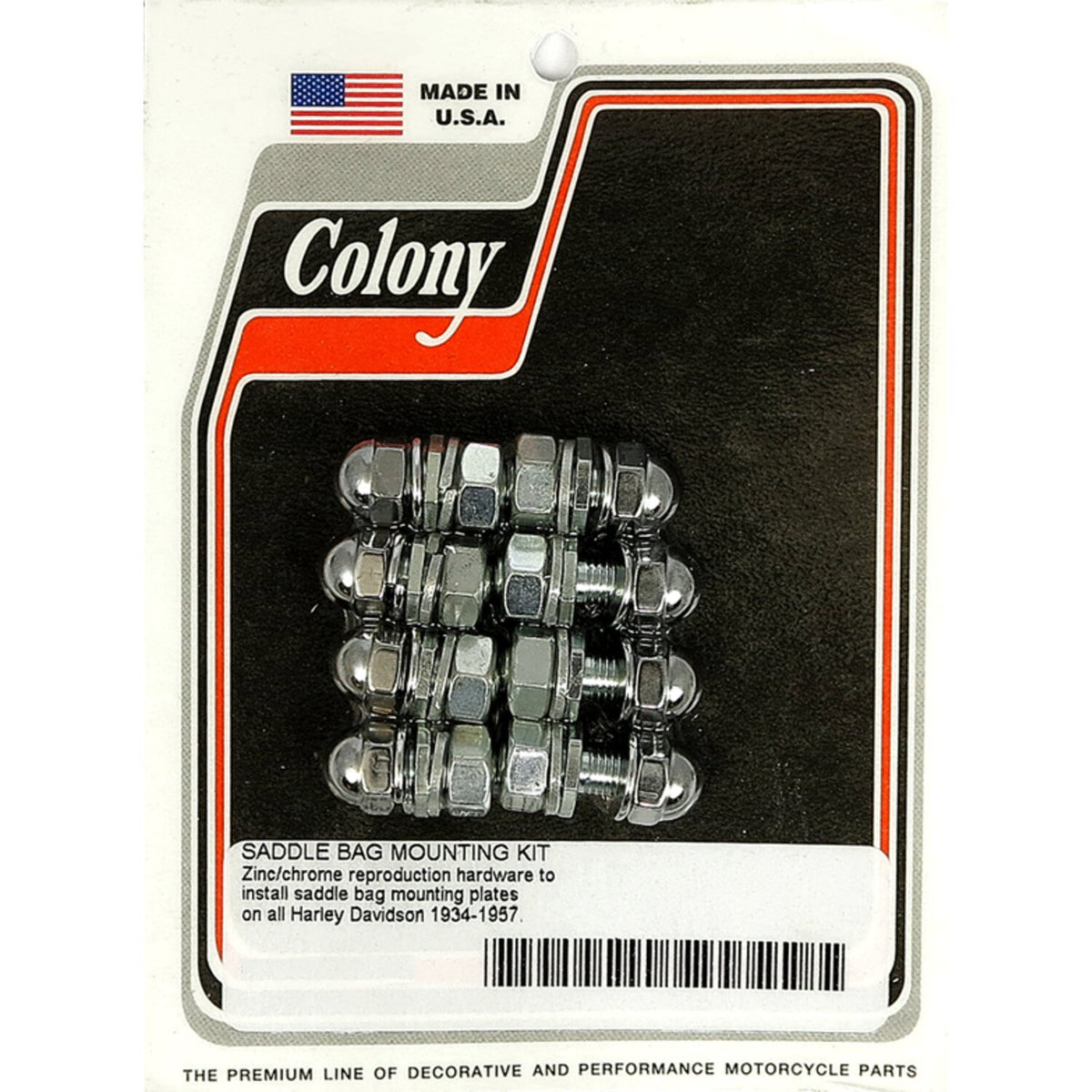 Colony saddlebag bolt mount kit