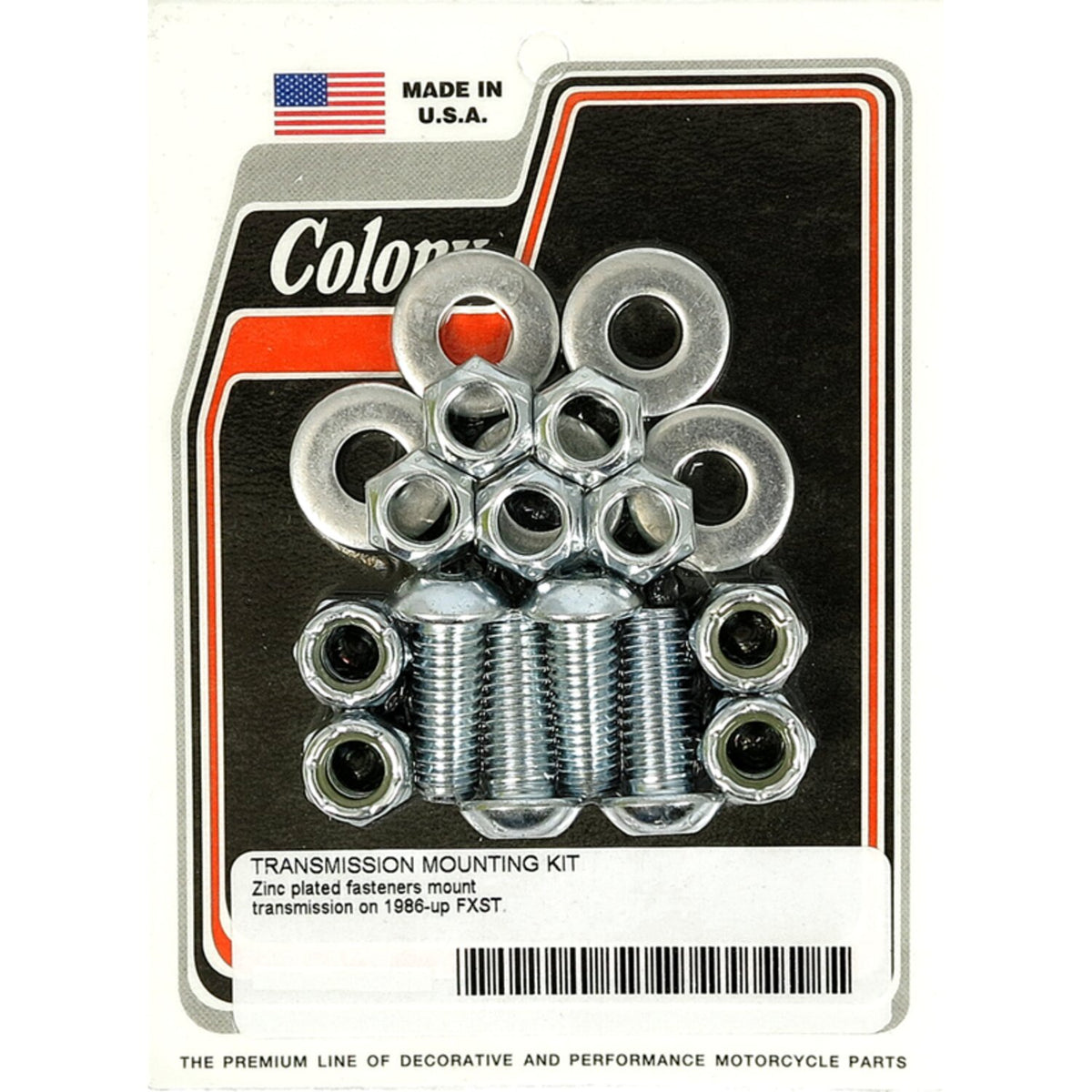 Colony transmission mount kit - Zinc