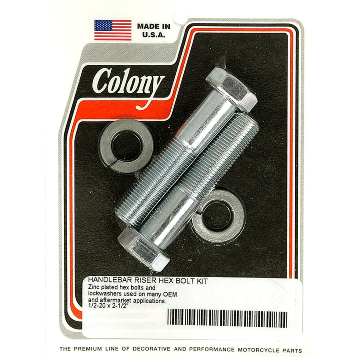 Colony riser bolt set