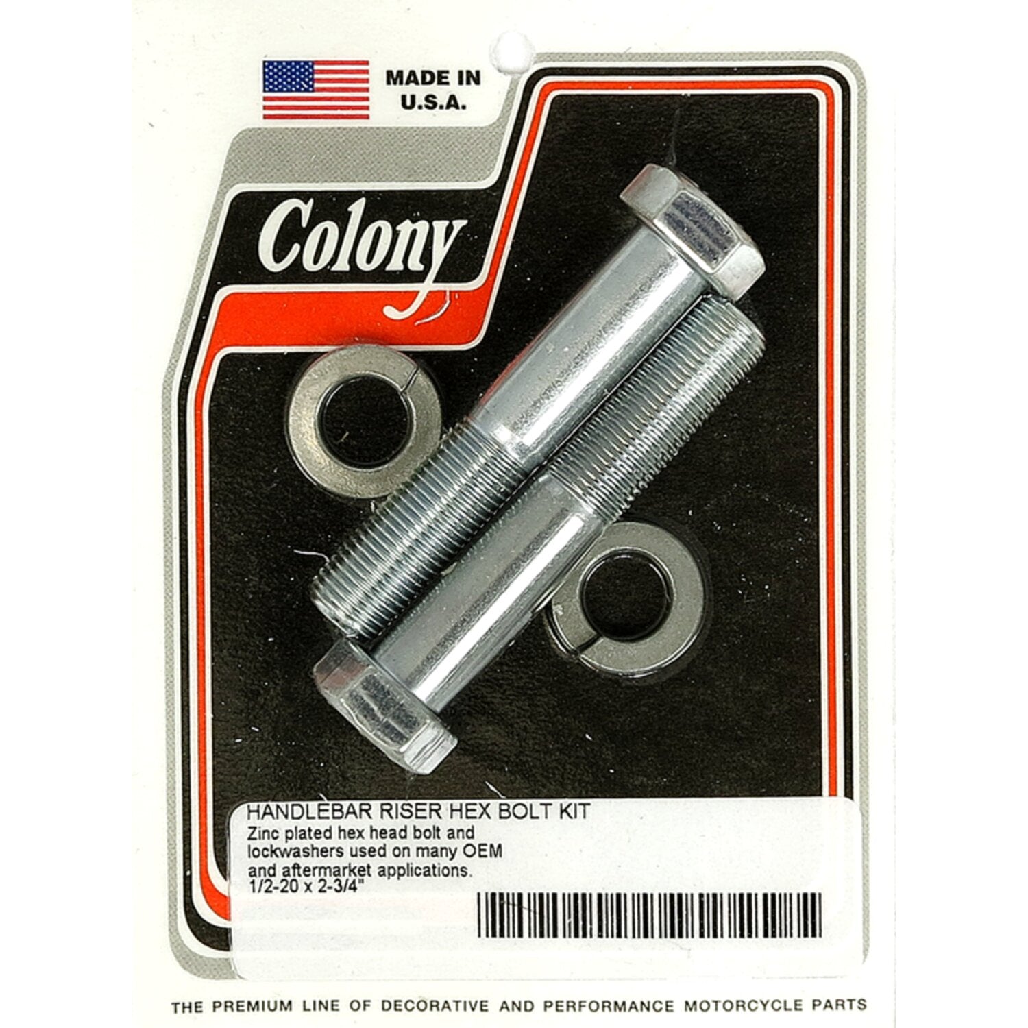 Colony riser bolt set